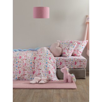 Σεντόνια Σετ Κούνιας 75x140+15 Με Λάστιχο Palamaiki My Kingdom MK772