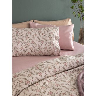 Σεντόνια Σετ Υπέρδιπλα 240x265 Φανέλα Palamaiki Flannel Beauty FB0234