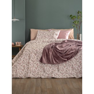 Σεντόνια Σετ Υπέρδιπλα 240x265 Φανέλα Palamaiki Flannel Beauty FB0234