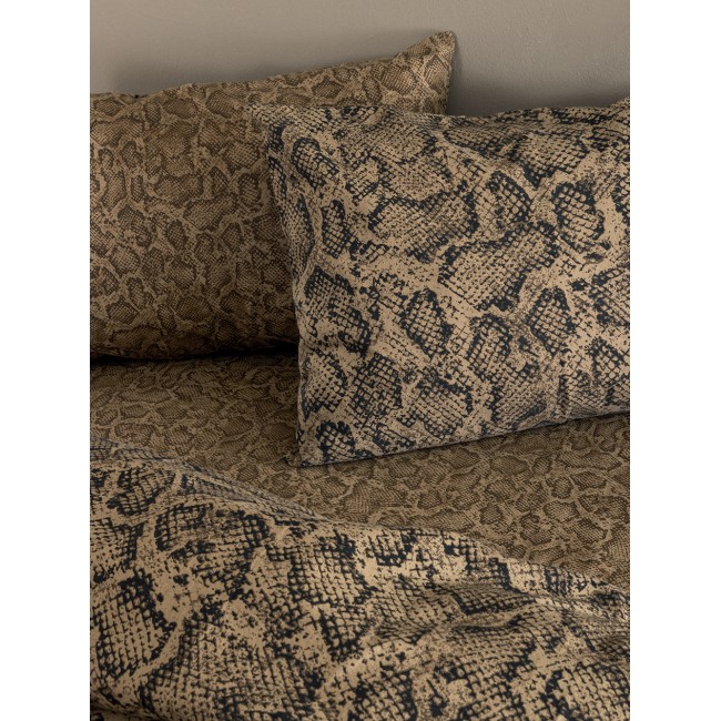 Σετ Σεντόνια Υπέρδιπλα Flannel Beauty 240x265 FB0243 Με Λάστιχο