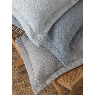 Μαξιλαροθήκες Σετ 2 Τεμαχίων 50X70 Matelasse Oxford Palamaiki Zoe Silver