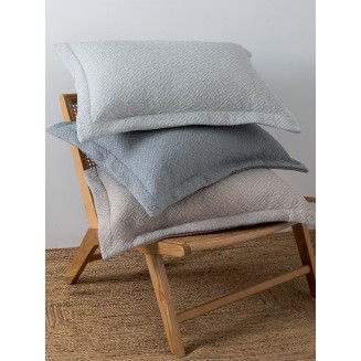 Μαξιλαροθήκες Σετ 2 Τεμαχίων 50X70 Matelasse Oxford Palamaiki Zoe Silver