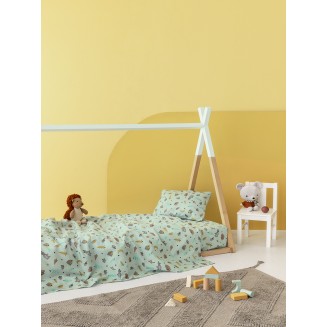 Σεντόνια Σετ Μονά Φανέλα 170x265 Palamaiki Floufi Collection FF101