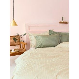 Σεντόνια Σετ Υπέρδιπλα 240x270 Palamaiki Sateen Riga Cream