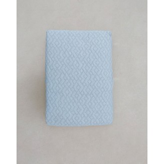 3D Ζακάρ Κουβερλί Κουβέρτα Γεωμετρικό Pattern Augerinos Pennie Μονή 170x260 Blue Jean