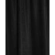 Έτοιμη Ραμμένη Βελούδινη Κουρτίνα Velvet Suede σε 9 Αποχρώσεις Στενό Φύλλο | 150x270cm Μαύρο