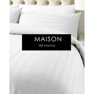 Λευκό Ξενοδοχειακό Πανωσέντονο Maison Μονή  Pennie 170x272 Άσπρο