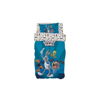 Παπλωματοθήκη Σετ Μονή 165x250 Pennie Warner Bros Looney Tunes Des.2