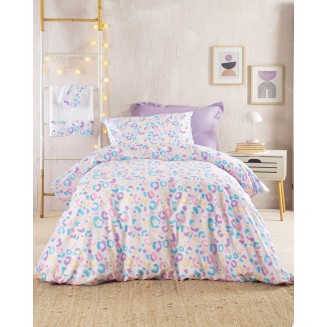 Σεντόνια Σετ Παιδικά 160x260 Rythmos Candy Λευκό