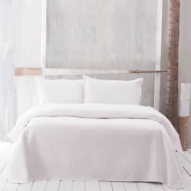 Κουβερλί Σετ Υπέρδιπλο 220x240 Rythmos Jazz 2 Εκρού