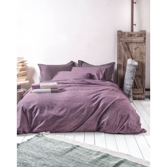 Σεντόνια Σετ Υπερδιπλο  230x270 Rythmos Diva Charisma Μοβ