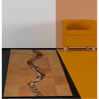Δερμάτινο Χαλί 90x150 San Lorentzo S-2881 Leather Carpet
