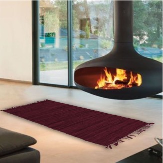 Δερμάτινο Χαλί 60x120 San Lorentzo Red Leather Flat