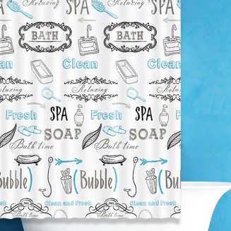 Κουρτίνα Μπάνιου Peva 180x180 San Lorentzo Spa Bath