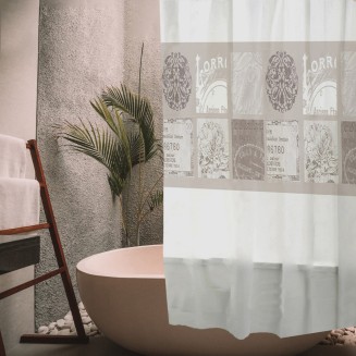 Κουρτίνα Μπάνιου Πλαστική 180x180 San Lorentzo Peva SL 651