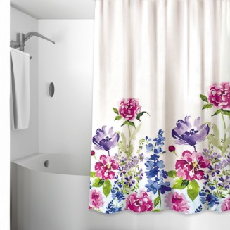 Κουρτίνα Μπάνιου Πλαστική Peva 180x180 San Lorentzo Spring Flowers