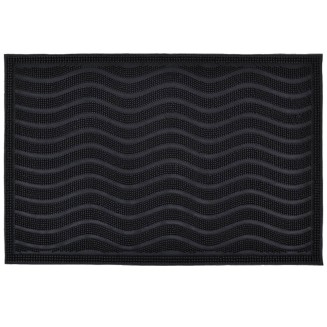 Πατάκι Εισόδου 40x60 San Lorentzo Black Waves