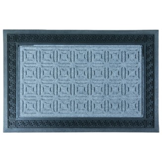 Πατάκι Εισόδου 40x60 Μοκέτα-Λάστιχο San Lorentzo Rample Γκρι