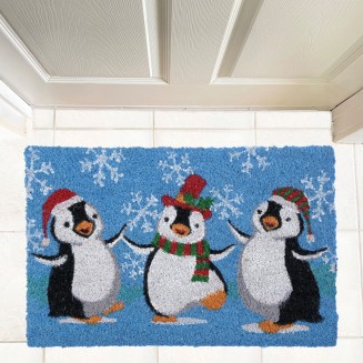 Πατάκι Εισόδου 40x60 San Lorentzo Penguin Christmas
