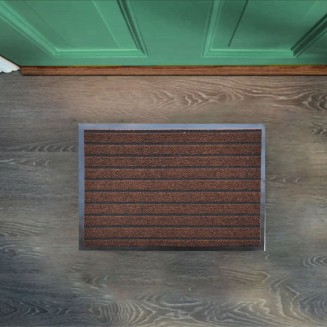 Πατάκι Εισόδου 40x60 San Lorentzo Straight Καφέ