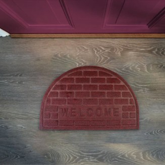 Πατάκι Εισόδου 40x60 San Lorentzo Wallwelcome Κόκκινο