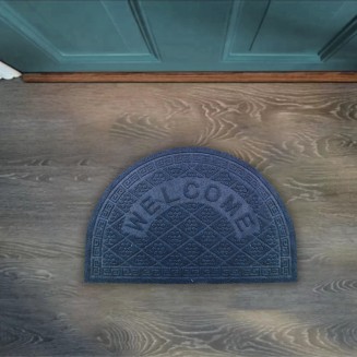Πατάκι Εισόδου 40x60 San Lorentzo Welcomecurved Mπλέ