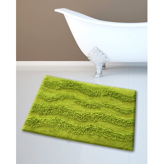 Πατάκι Μπάνιου 45x70 San Lorentzo Bm-459 Waves Λαχανί
