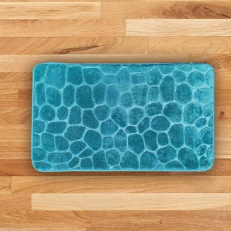 Πατάκι Μπάνιου 50x80 San Lorentzo Memory Foam Πετρόλ
