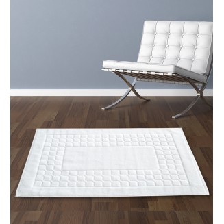 Ταπέτο Μπάνιου-Πετσέτα 50x75 San Lorentzo Chess Λευκό