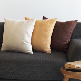 Μαξιλάρι Διακοσμητικό 45x45 SB Home Alcantara Brown