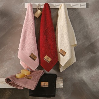 Πετσέτα Προσώπου 50x100 SB Home Elegante Taupe