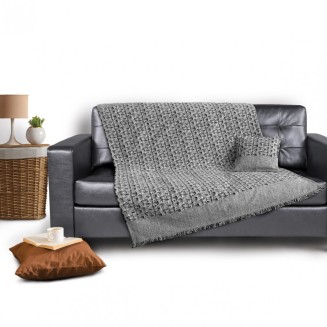 Μαξιλαροθήκη Διακοσμητική 40x40 SB Home Sofa Florenz Krizia Grey