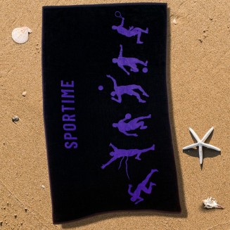 Πετσέτα Γυμναστηρίου 90x160 SB Home Sport Time Πλάζ Lilac