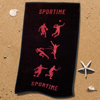 Πετσέτα Γυμναστηρίου 90x160 SB Home Sport Time Πλάζ Salmon