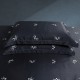 ΠΑΠΛΩΜΑ ΜΟΝΟ 160Χ240- CENTO BLACK SATEEN