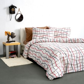 Σεντόνια Σετ Υπέρδιπλα 240x265 SB Home Harmony Linear Taupe