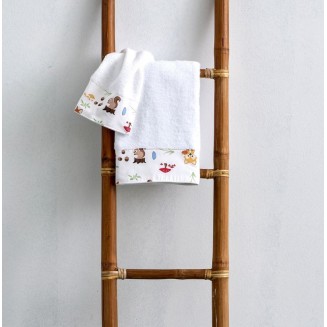 Πετσέτες Σετ 2 Τεμαχίων Με Φάσα SB Home SBaby Alfie Blue