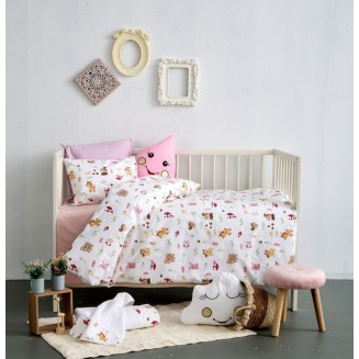 Πετσέτες Σετ 2 Τεμαχίων Με Φάσα SB Home SBaby Alfie Pink