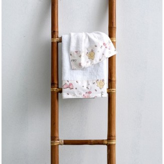 Σεντόνια Σετ Κούνιας 120x160 SB Home Sbaby Tommy Pink