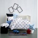 ΣΕΤ ΣΕΝΤΟΝΙΑ 120X160 BEBE  ΚΟΥΝΙΑΣ - PANDA BLUE SBABY