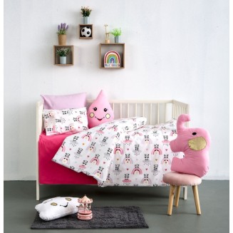 Πετσέτες Σετ 2 Τεμαχίων Με Φάσα SB Home SBaby Panda Pink