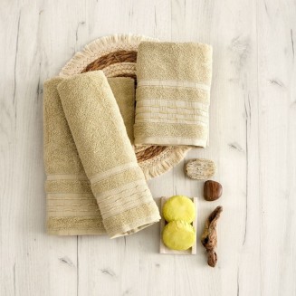 Πετσέτα Προσώπου 50x90 SB Home Dream Evelyn Beige