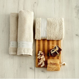 Πετσέτα Προσώπου 50x90 SB Home Dream Amira Cream