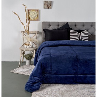 Πάπλωμα Υπέρδιπλο 220x240 SB Home  Luster Navy Warm