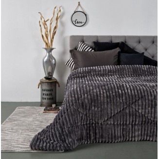 Πάπλωμα Υπέρδιπλο 220x240 SB Home Jaquard Cortina Grey Warm
