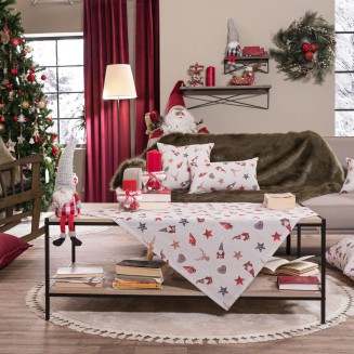 Χριστουγενιάτικο Καρέ Hilden - 90x90cm Teoran Home