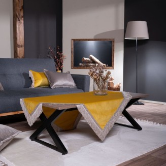 Καρέ Velvet 14 - 90x90cm Teoran Home Καρέ Velvet 14 - 90x90cm Teoran Home