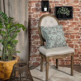 Μαξιλαροθήκη Διακοσμητική  Με Γέμιση 43x43 Teoran Home Alabama 13