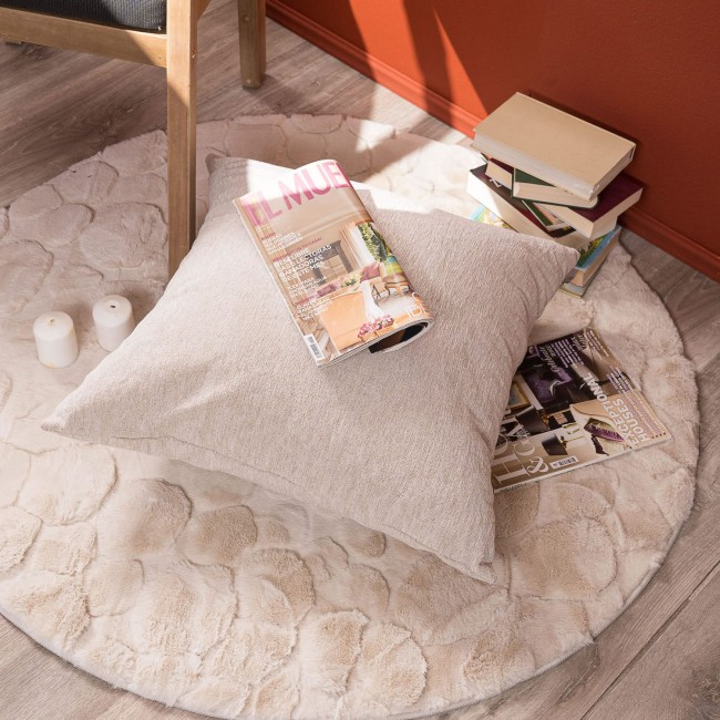 Μαξιλαροθήκη Basic 01 - 65x65cm δαπέδου με γέμιση