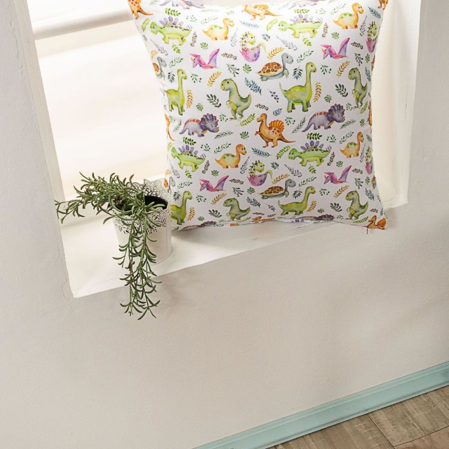 Μαξιλαροθήκη Dino - 65x65cm δαπέδου με γέμιση